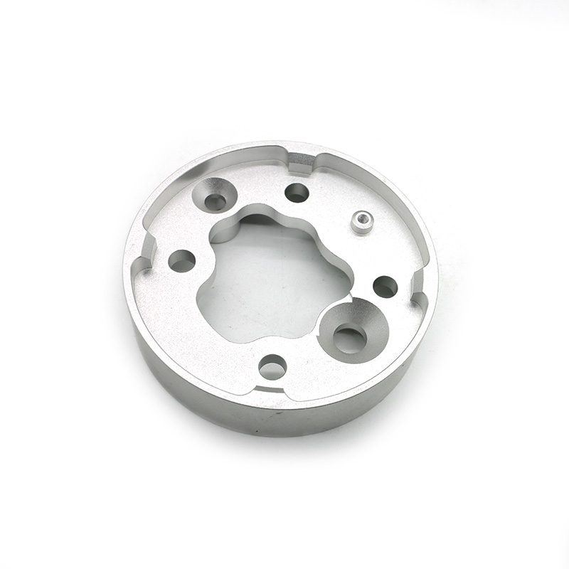 Machined aluminium flange