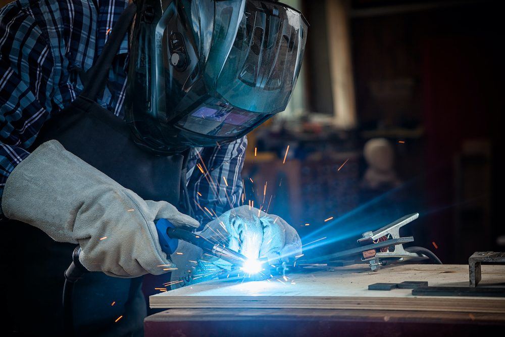 Welding of a sheet metal assembly